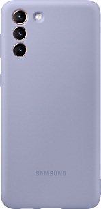 Silicone Cover для Samsung S21+ (фиолетовый)